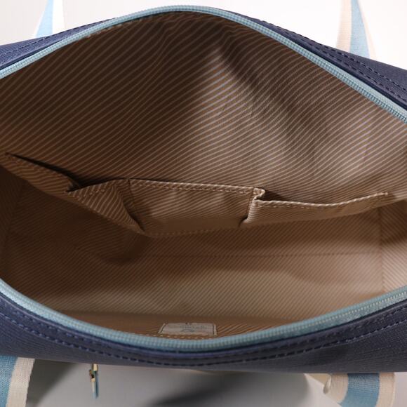 Spartina 449 Armada Travel Duffle Bag - Navy Blue Stripe - NWT - Picture 5 of 8